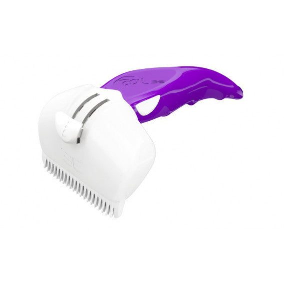 FOOLEE - Easee furminator za pse, ljubičasti, M
