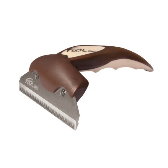 FOOLEE - Furminator za pse, braon, L