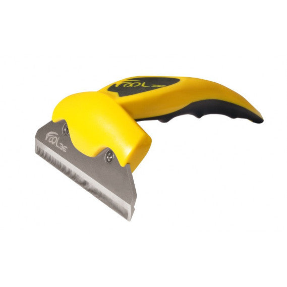 FOOLEE - Furminator za pse, žuti, L