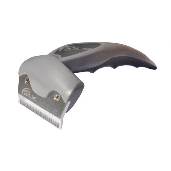 FOOLEE - Furminator za pse, tamno sivi, M