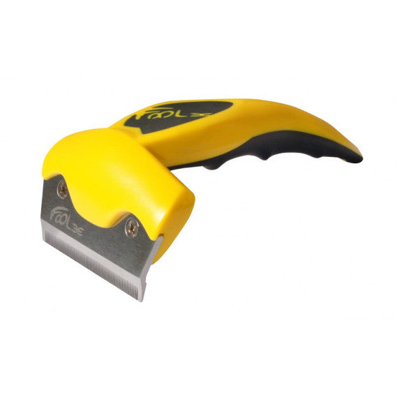 FOOLEE - Furminator za pse, žuti, M