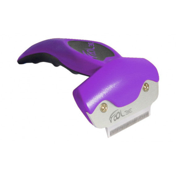 FOOLEE - Furminator za pse, ljubičasti, S