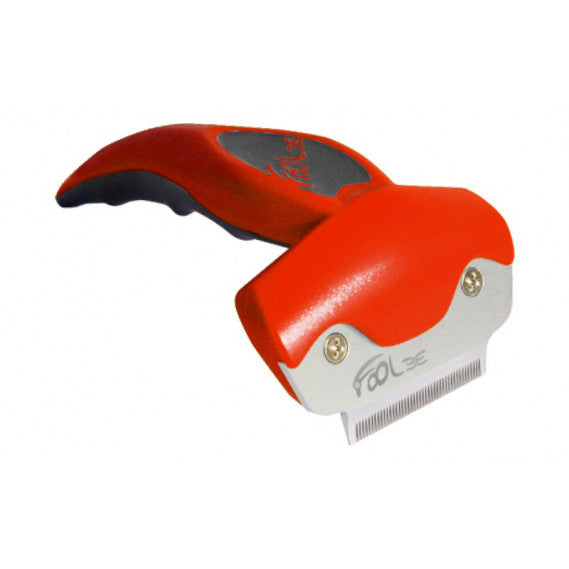 FOOLEE - Furminator za pse, crveni, S