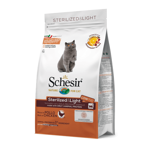 SCHESIR CAT - Sterilised & Light Chicken