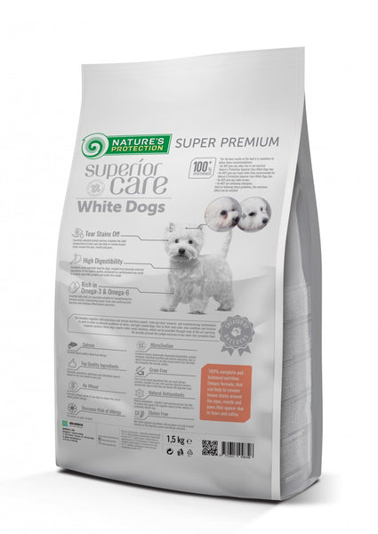 NATURES PROTECTION - SC WHITE DOG GF ADULT | Mini - Salmon