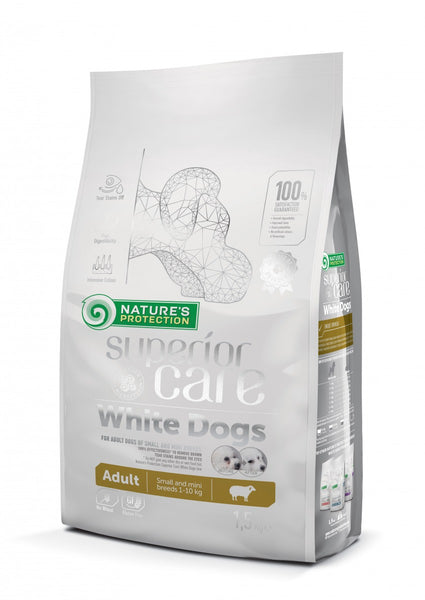 NATURES PROTECTION - SC WHITE DOG GF ADULT | Mini - Lamb