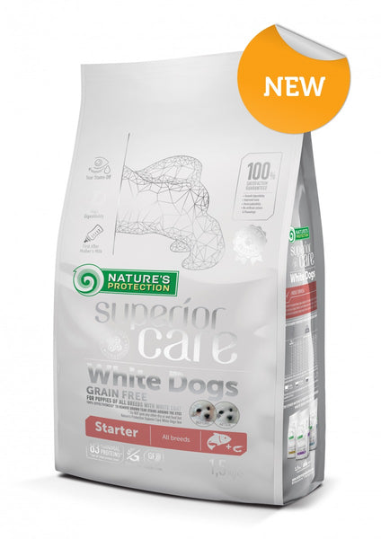 NATURES PROTECTION - SC WHITE DOG GF STARTER | All Breeds - Salmon