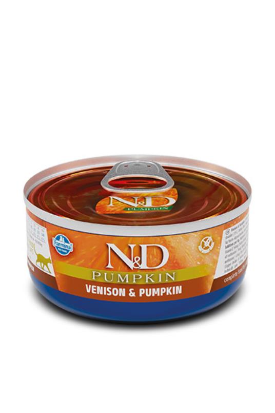 N&D CAT - Pumpkin GF Can | Venison 70gr