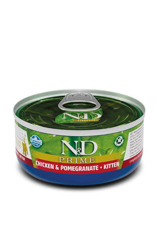 N&D CAT - Prime GF Can KITTEN | Chicken & Pomegranate 70gr