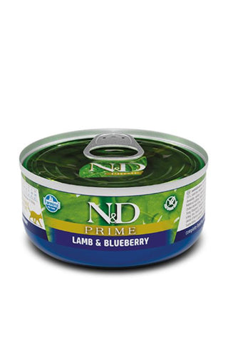 N&D CAT - Prime GF Can | Lamb & Blueberry 70gr
