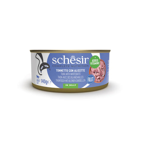 SCHESIR CAT - Complete Nutrition Can Tuna & Whitebaits 140gr
