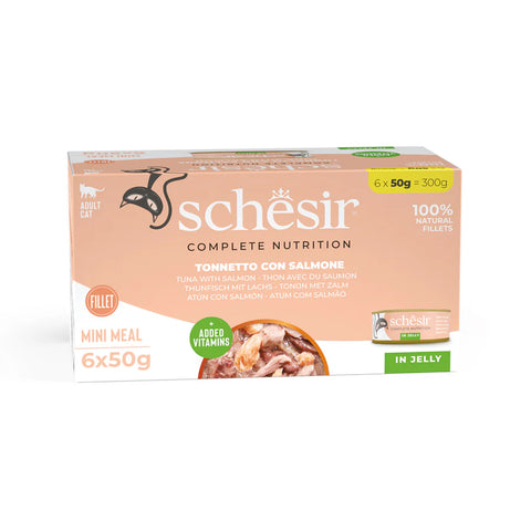 SCHESIR CAT - Complete Nutrition Multipack Salmon 6x50gr