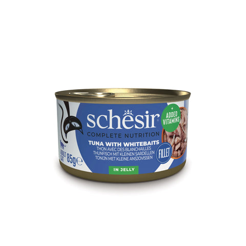 SCHESIR CAT - Complete Nutrition  Tuna & Whitebaits 85gr