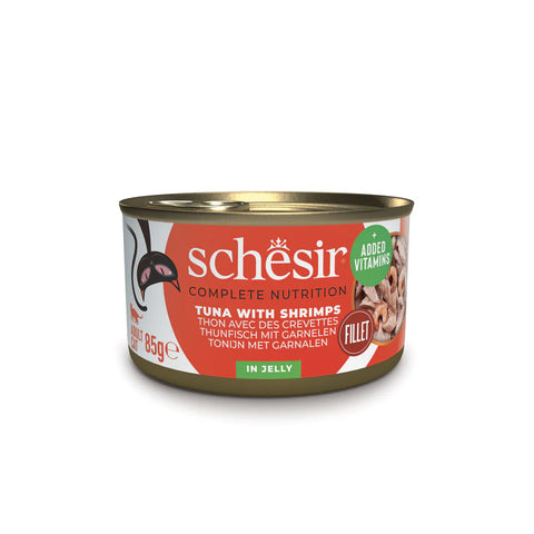 SCHESIR CAT - Complete Nutrition Can Tuna & Shrimps 85gr