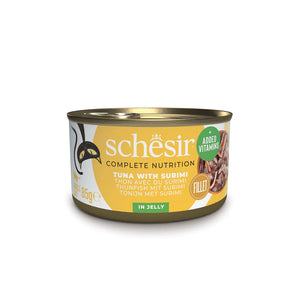 SCHESIR CAT - Complete Nutrition Can Tuna & Surimi 85gr