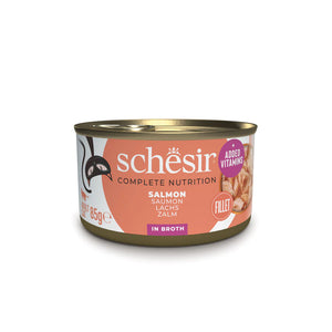 SCHESIR CAT - Complete Nutrition Can Salmon In Cooking Water 85gr
