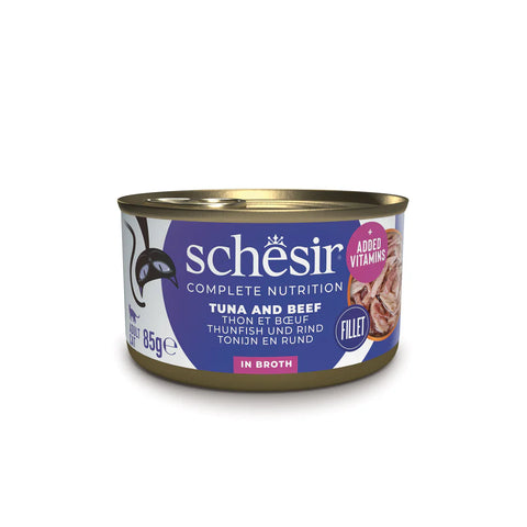 SCHESIR CAT - Complete Nutrition Can Tuna & Beef 85gr