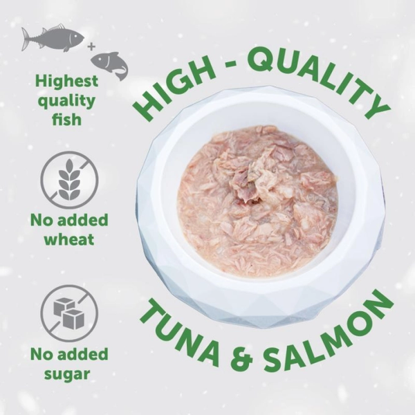 NATURES PROTECTION - SC White Dogs ADULT - POUCH | All Breed Tuna & Salmon 5x70gr