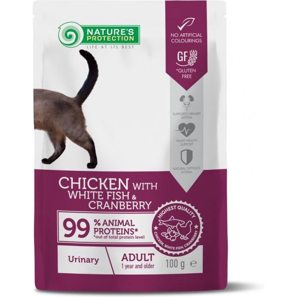 NATURES PROTECTION CAT - Pouch | URINARY HEALTH - Chicken, White Fish & Cranberry