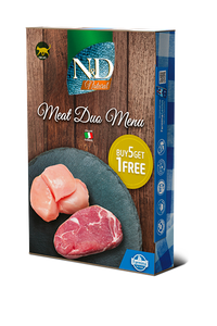 N&D CAT - Natural | Meat Duo Menu 6x70g