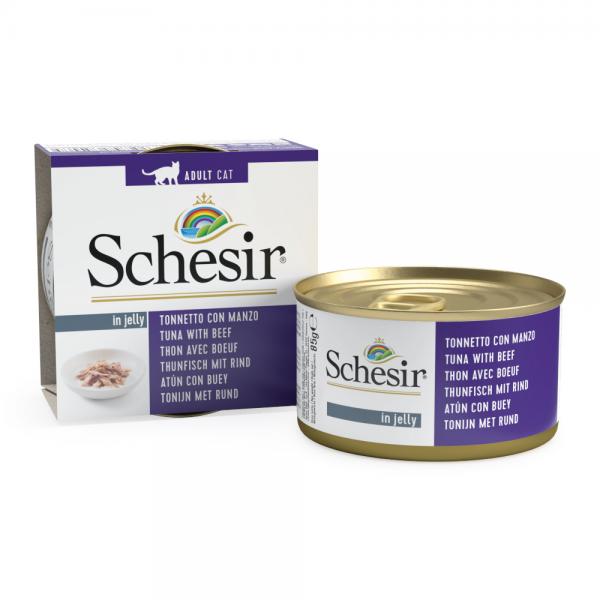 SCHESIR CAT - Classic Tuna & Beef 5x85gr