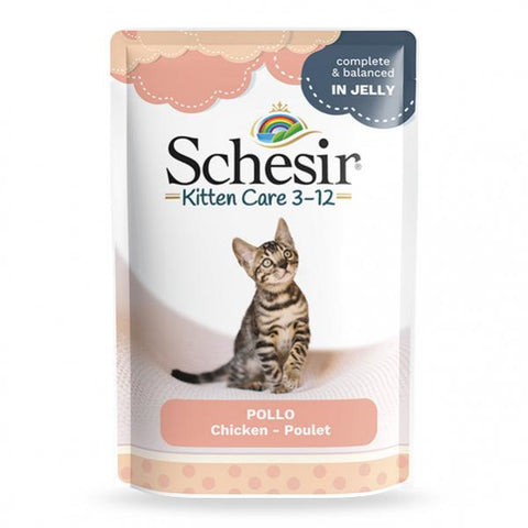 SCHESIR CAT - Pouch Kitten Chicken 5x85gr