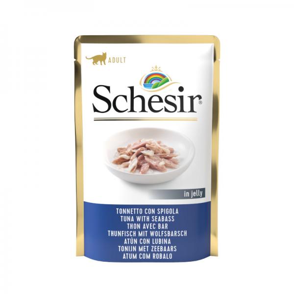 SCHESIR CAT - Pouch Tuna & Seabass 5x85gr