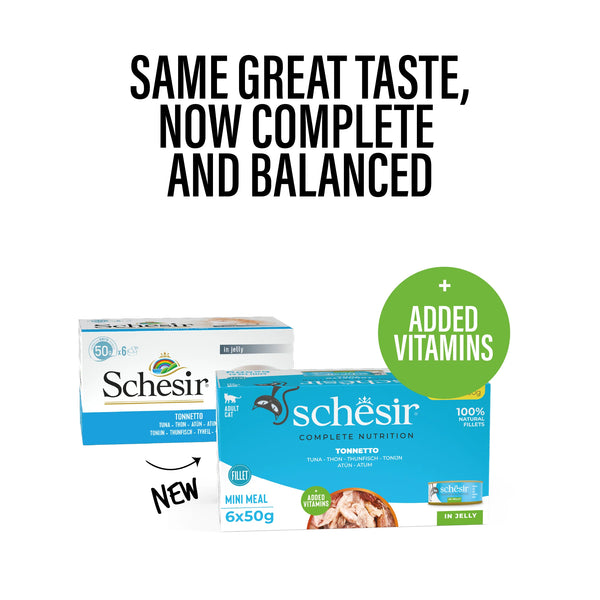 SCHESIR CAT - Complete Nutrition Multipack Tuna 6x50gr