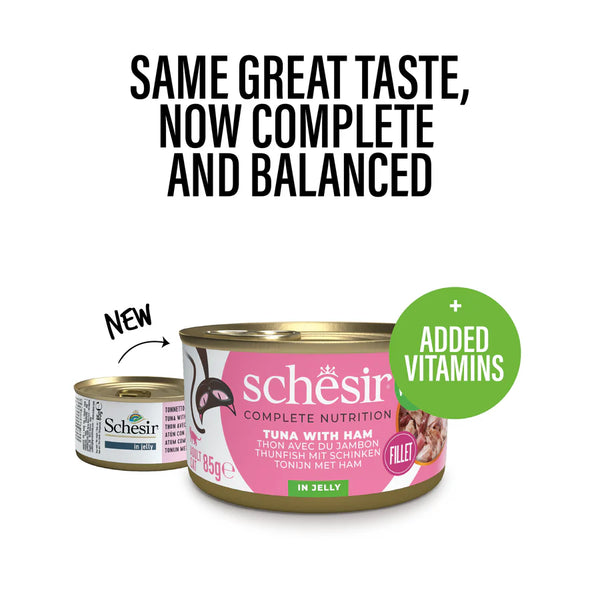 SCHESIR CAT - Complete Nutrition Can Tuna & Ham 85gr