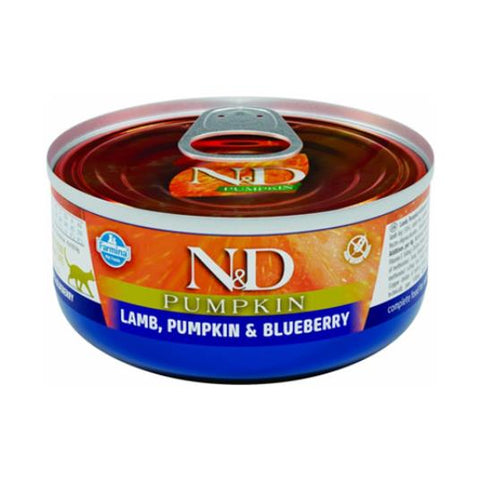 N&D CAT - Pumpkin GF Can | Lamb & Blueberry 70gr