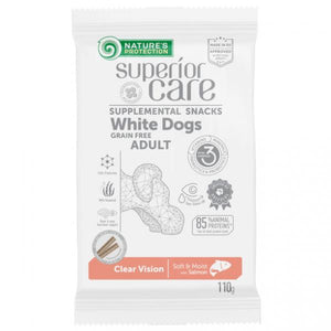 NATURES PROTECTION SNACKS - White Dogs Adult | Clear Vision - Salmon