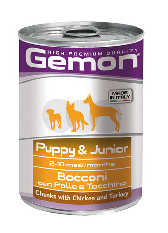 GEMON - Can Puppy & Junior - Chicken & Turkey 