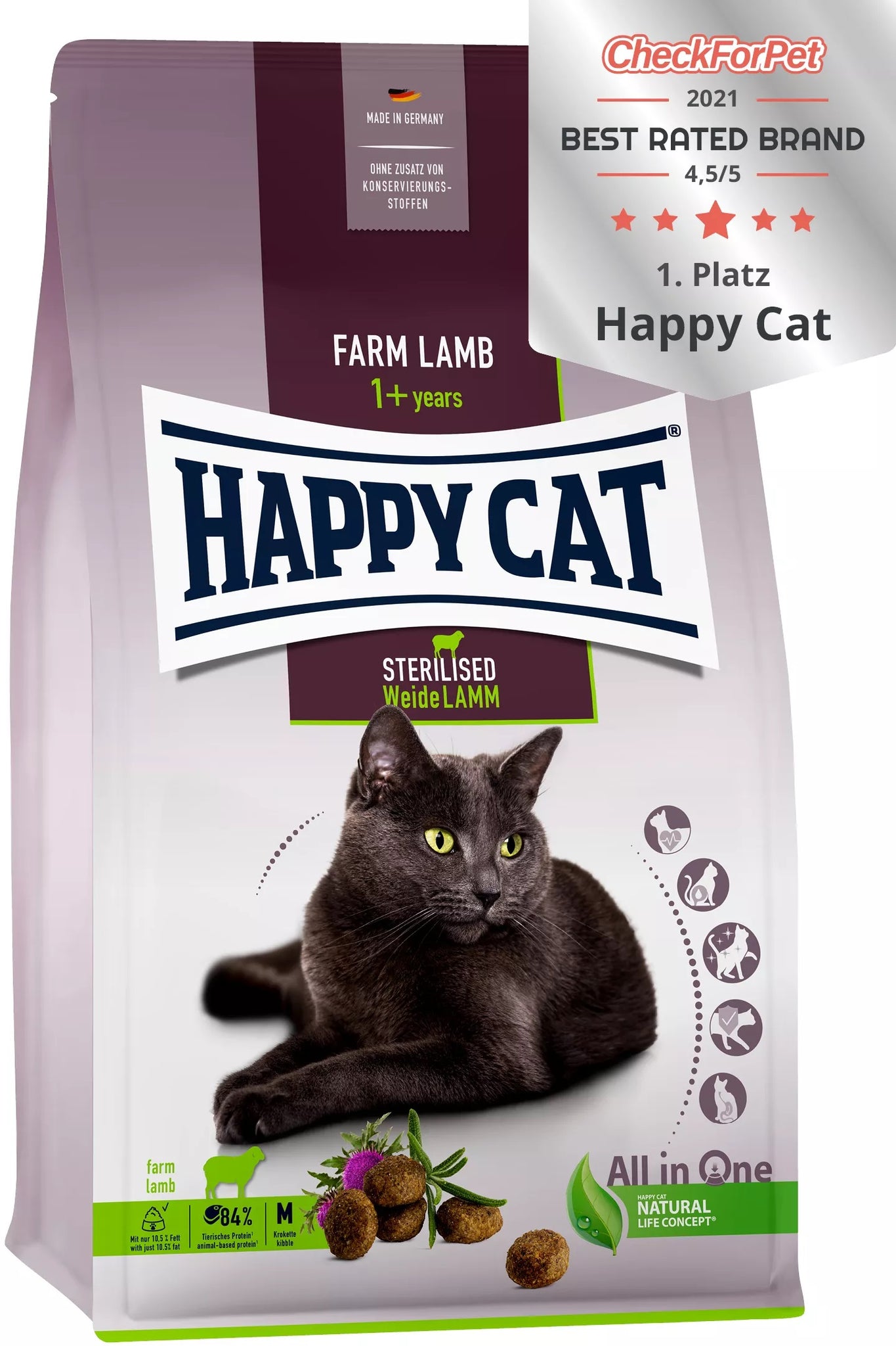 HAPPY CAT - Supreme Sterilised - Lamb