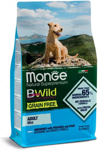 MONGE BWILD | Grain Free MINI - Inćuni 