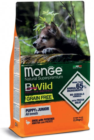 Monge bwild grain free puppy pačetina