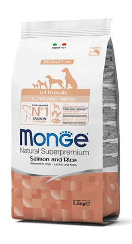 MONGE - All Breeds Puppy & Junior Salmon