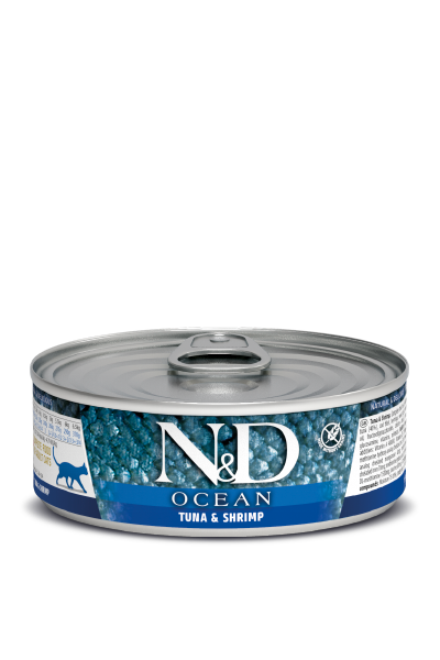 N&D CAT - Ocean GF Can | Sea Small Tuna & Shrimps