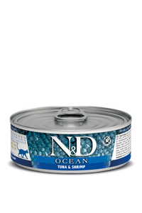 N&D CAT - Ocean GF Can | Sea Small Tuna & Shrimps