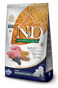 N&D - Low Grain Puppy Medium & Maxi Lamb & Blueberry