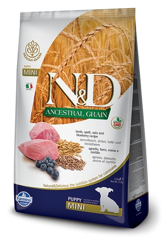 N&D - Low Grain Puppy Mini Lamb & Blueberry