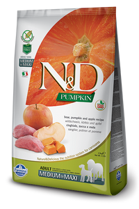 N&D - Pumpkin GF Adult Medium & Maxi Boar & Apple