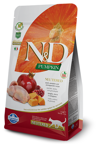 N&D - Pumpkin GF Neutered Quail & Pomegranate