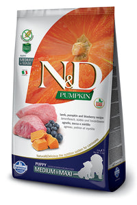 N&D - Pumpkin GF Puppy Medium & Maxi Lamb & Blueberry