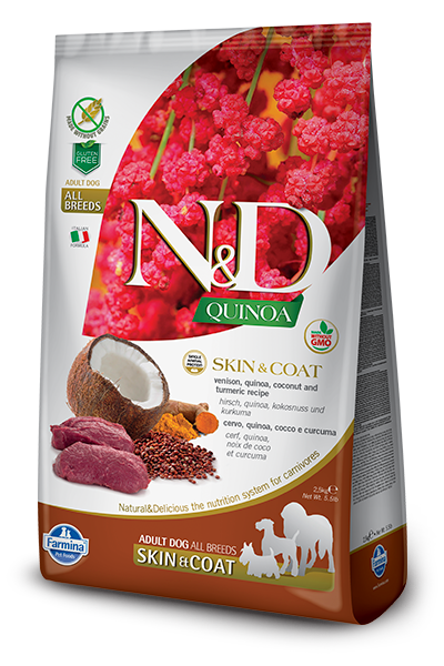 N&D - Quinoa GF Skin & Coat Vension