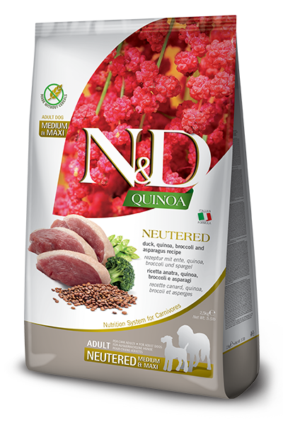 N&D - Quinoa GF Neutered Adult Medium & Maxi