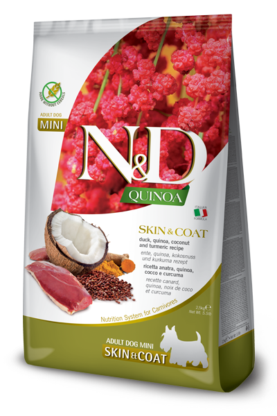 N&D - Quinoa GF Mini Skin & Coat Duck