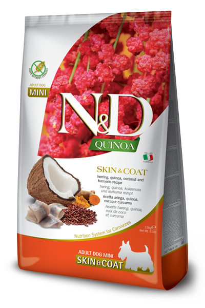 N&D - Quinoa GF Mini Skin & Coat Herring