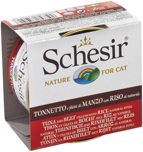 SCHESIR CAT - Classic Tuna & Beef with Rice Natural