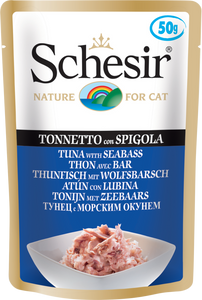 SCHESIR CAT - Pouch 50gr Tuna & Seabass
