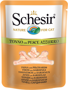 SCHESIR CAT - Pouch 70gr Tuna & Pilchard